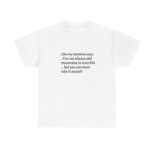 Inspirational tee shirt from Breakfast Club Golf. Unisex Heavy Cotton Tee