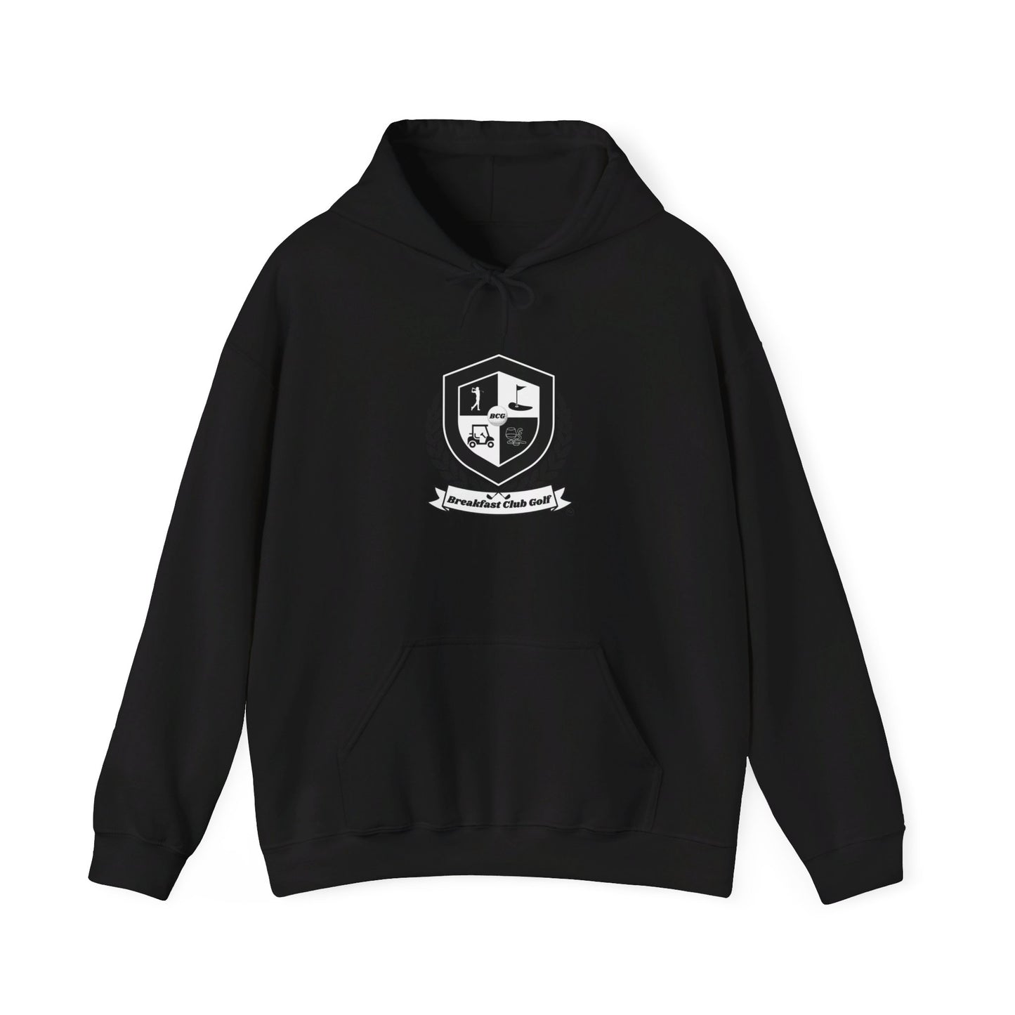 The "Denny" Hooded Sweatshirt black tees logo