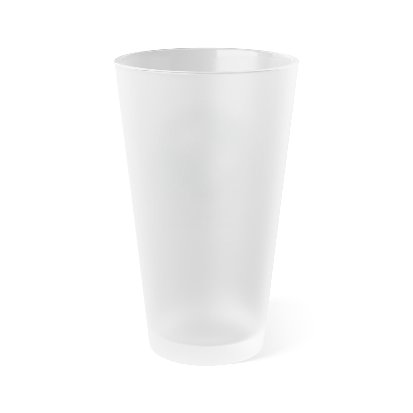 "The Tommy C Frosted Pint Glass, 16oz