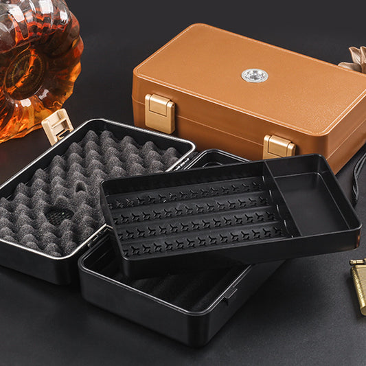 Sealed Waterproof Anti-pressure Plastic Cigar Humidor