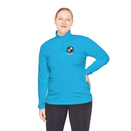 The "Devon" Women's Unisex Quarter-Zip Pullover