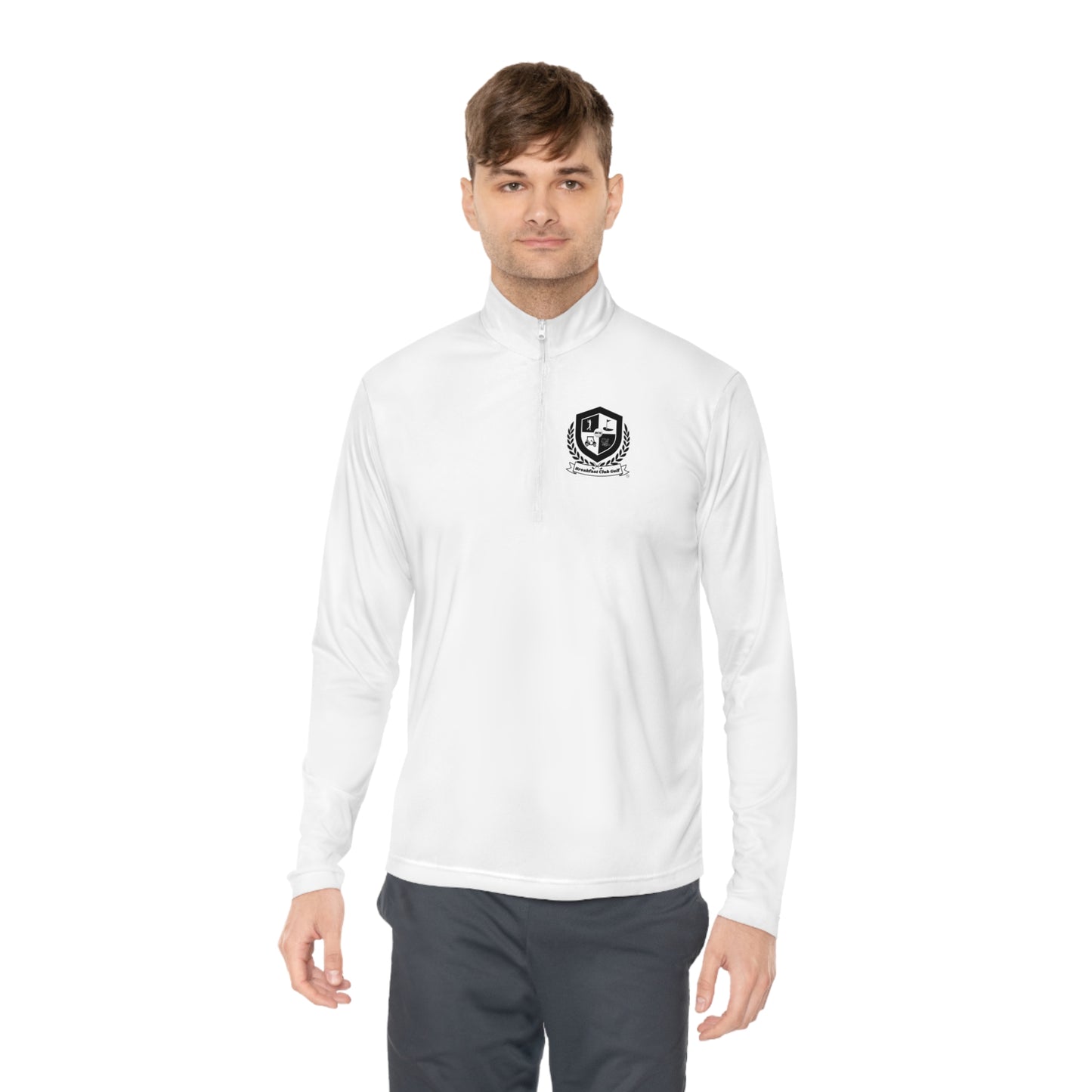 Breakfast Club Golf  Pullover with new "Black Tees" logo.