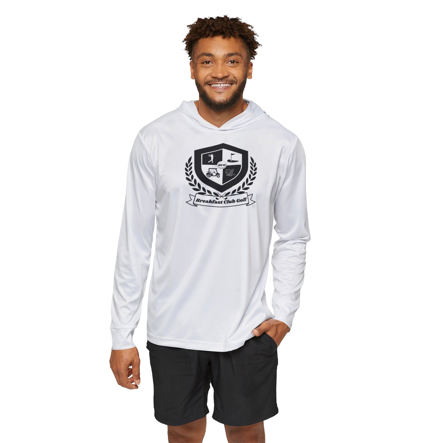 The "Spencer" warmup hoodie with new "Black Tees" Logo