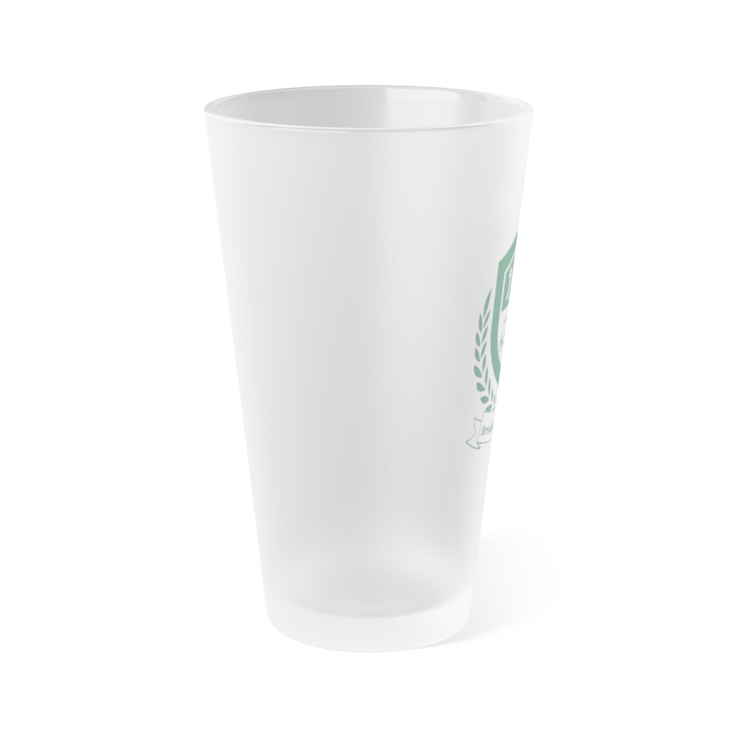 "The Tommy C Frosted Pint Glass, 16oz