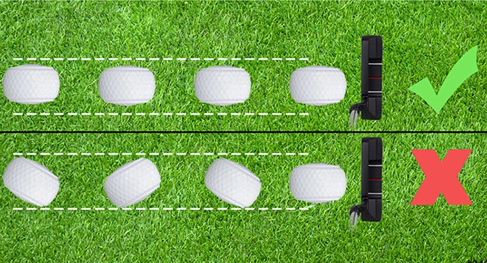 Putter stroke training ball. 1 Practice Ball Training Aids