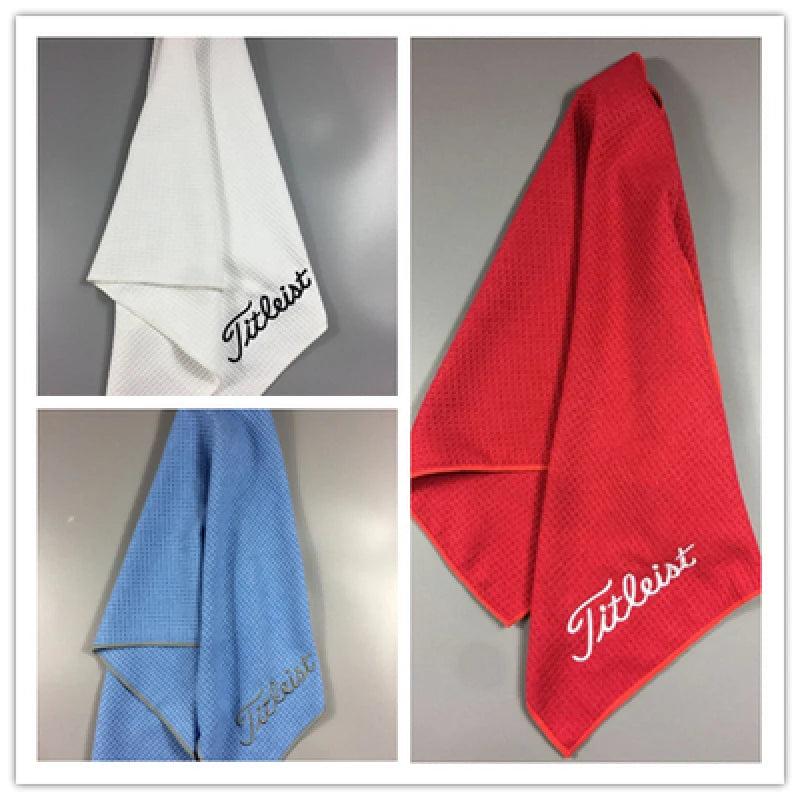 1pcs Golf Towel 40x80 cm red/white/yellow/blue color