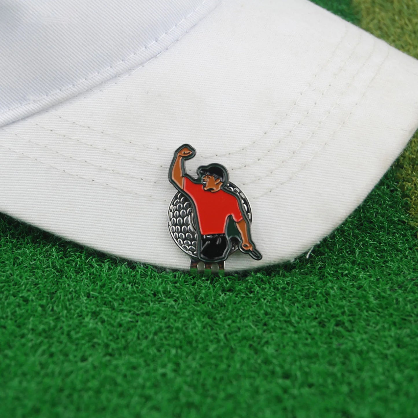 Golf Ball Mark Alloy Multicolor Tiger Green Jacket Marker Woods Mark Golf Ball Position Green Golf Hat Clip Golf Accessories