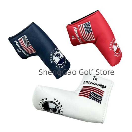 Golf Head Cover  PU Leather for Blade Putter and Mallet Putter 1Pcs