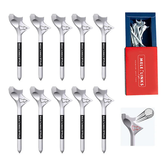 Breakfast Club goes Hi-Tech!!! Rhombic Golf Tees 10° Diagonal Insert Golf Ball Holder Reduces Rotation Increases Distance Speed Golf Training Ball Tee Package